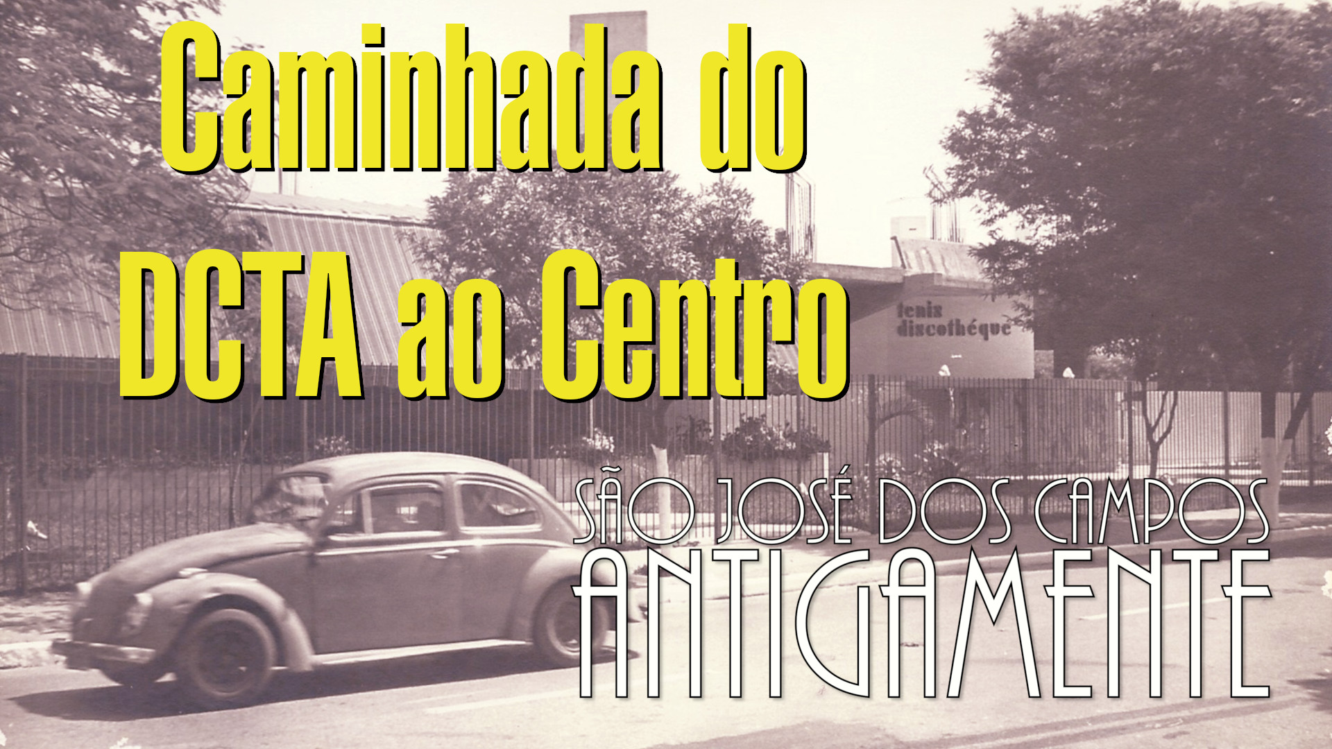 Caminhada do DCTA ao Centro em 1975