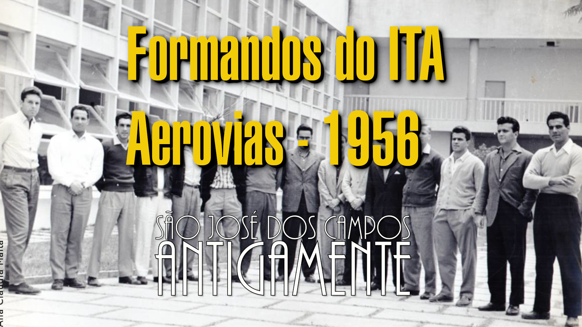 Formandos do ITA – Aerovias – 1956