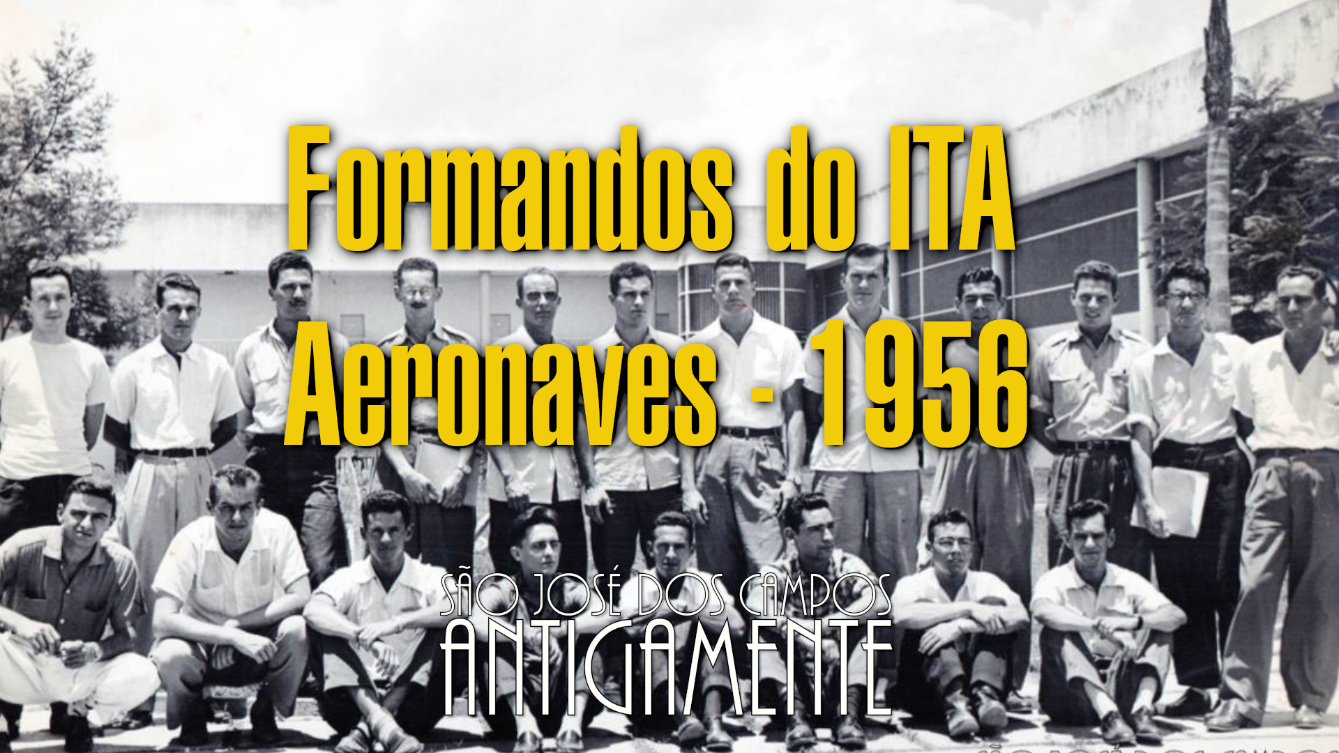 Formandos do ITA – Aeronaves – 1956