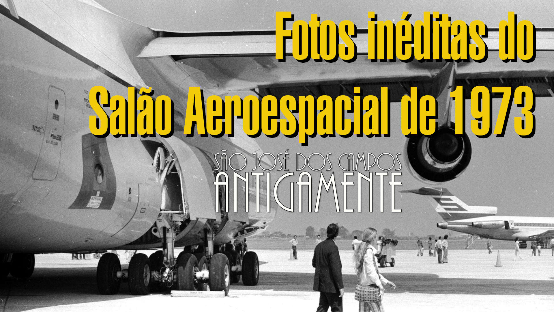 Fotos do Salão Aeroespacial de 1973